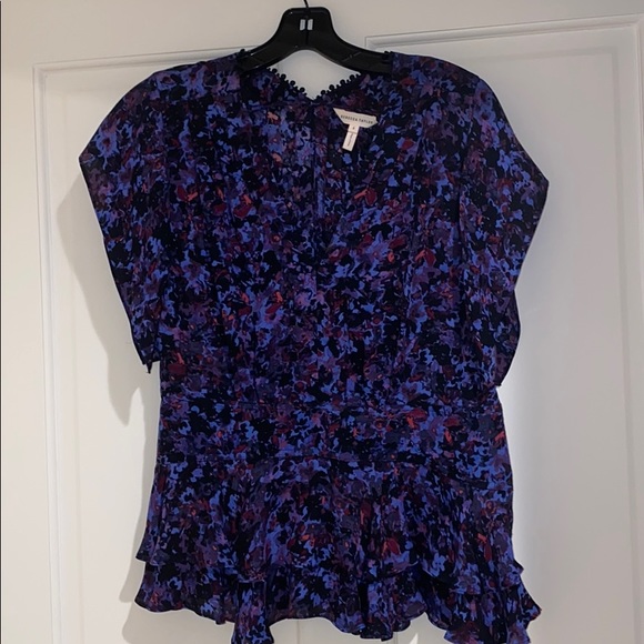 Rebecca Taylor Tops - Rebecca Taylor silk blouse with peplum 🌟